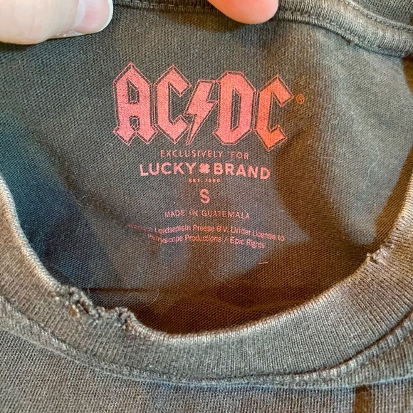 ☘️Lucky Brand - AC/DC Highway To Hell North American Tour 1979☘️ NWOT - Picture 5 of 9